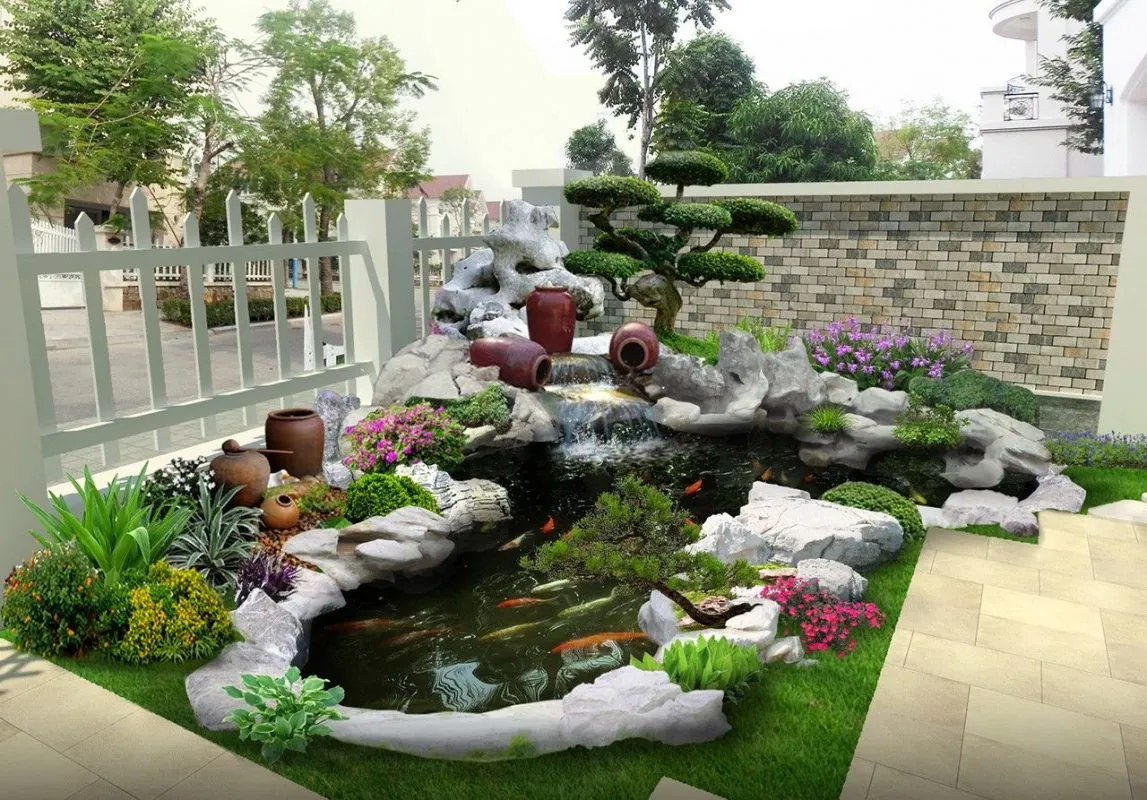 Làm thế nào để thiết kế thi công hồ cá koi đạt chuẩn?