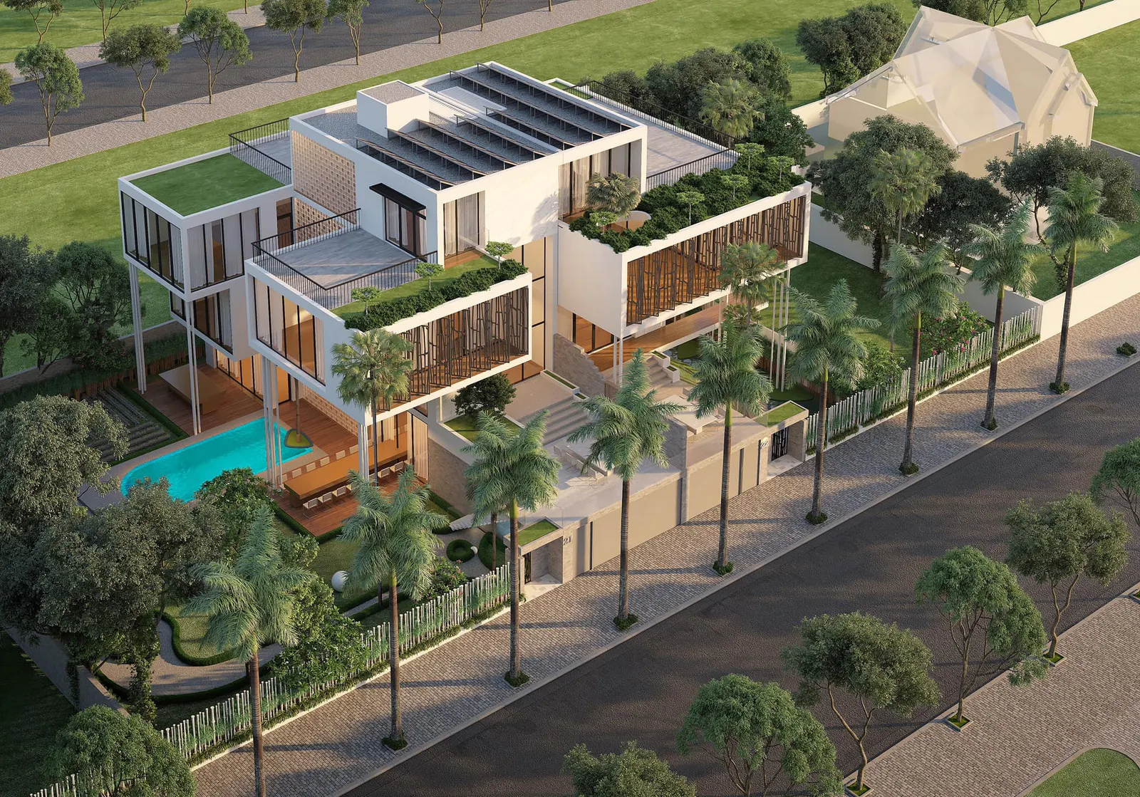Thiết kế sân vườn resort - Điểm nhấn riêng biệt thể hiện đẳng cấp