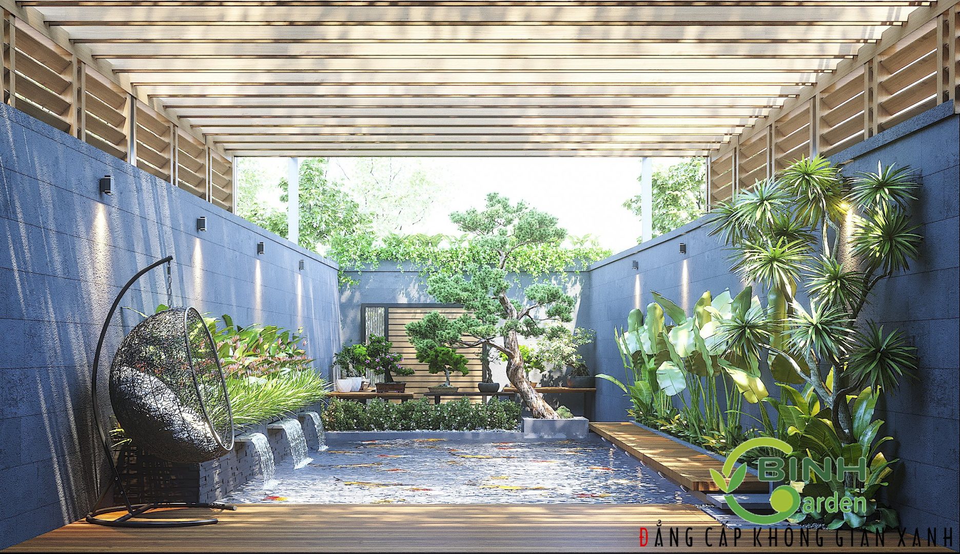 BGD LANDSCAPE - 5 mẫu thiết kế sân vườn hiện đại nâng tầm không gian sống