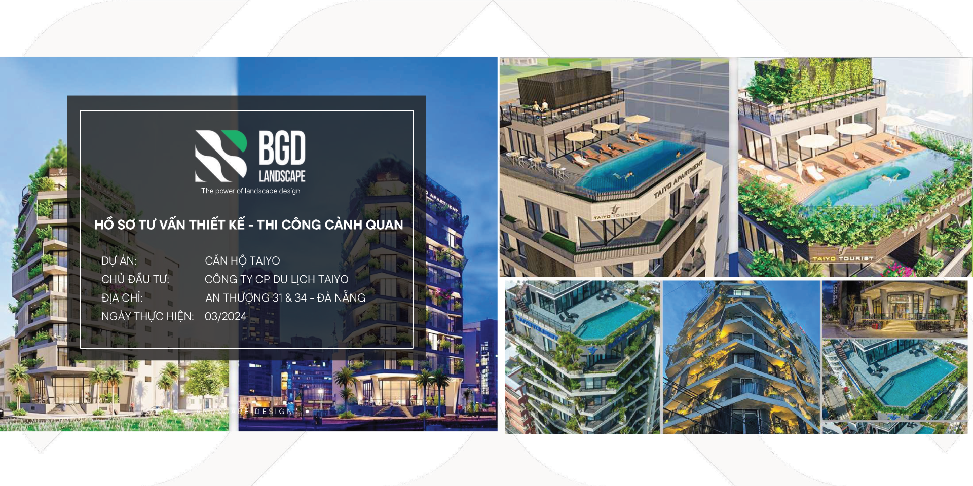 TƯ VẤN THIẾT KẾ – THI CÔNG CẢNH QUAN CĂN HỘ TAIYO – AN THƯỢNG 31&34 – ĐÀ NẴNG