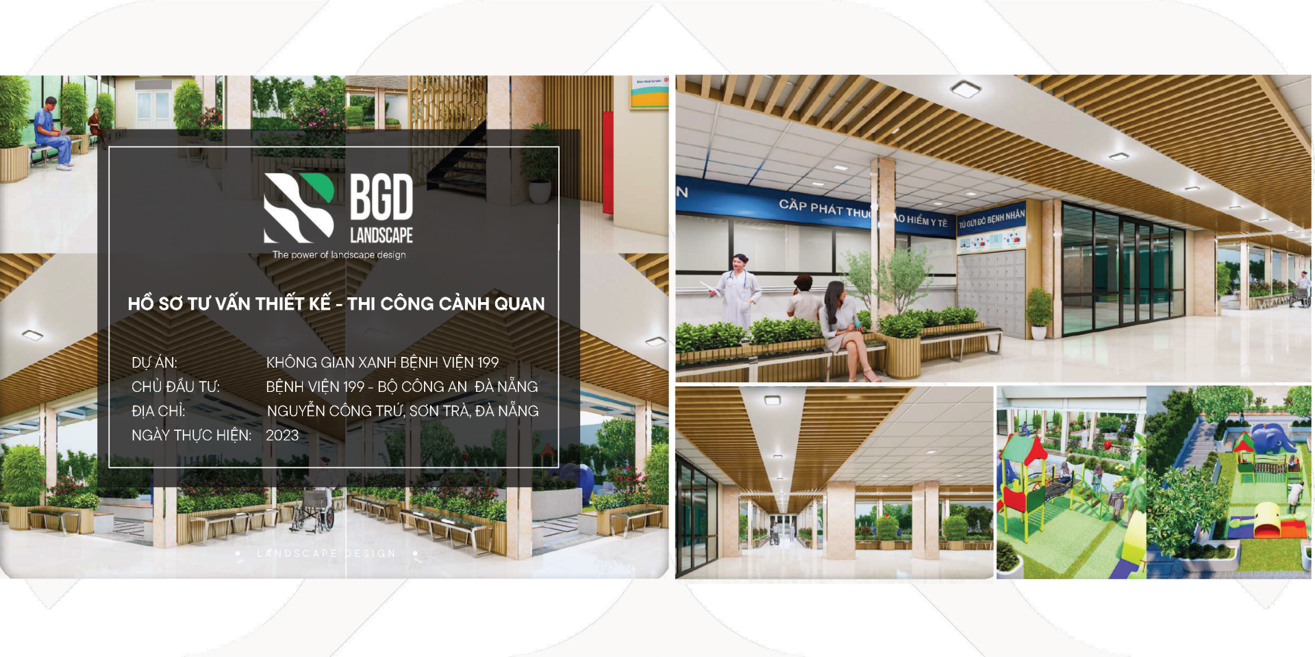 TƯ VẤN THIẾT KẾ – THI CÔNG CẢNH QUAN KHÔNG GIAN XANH BỆNH VIỆN 199
