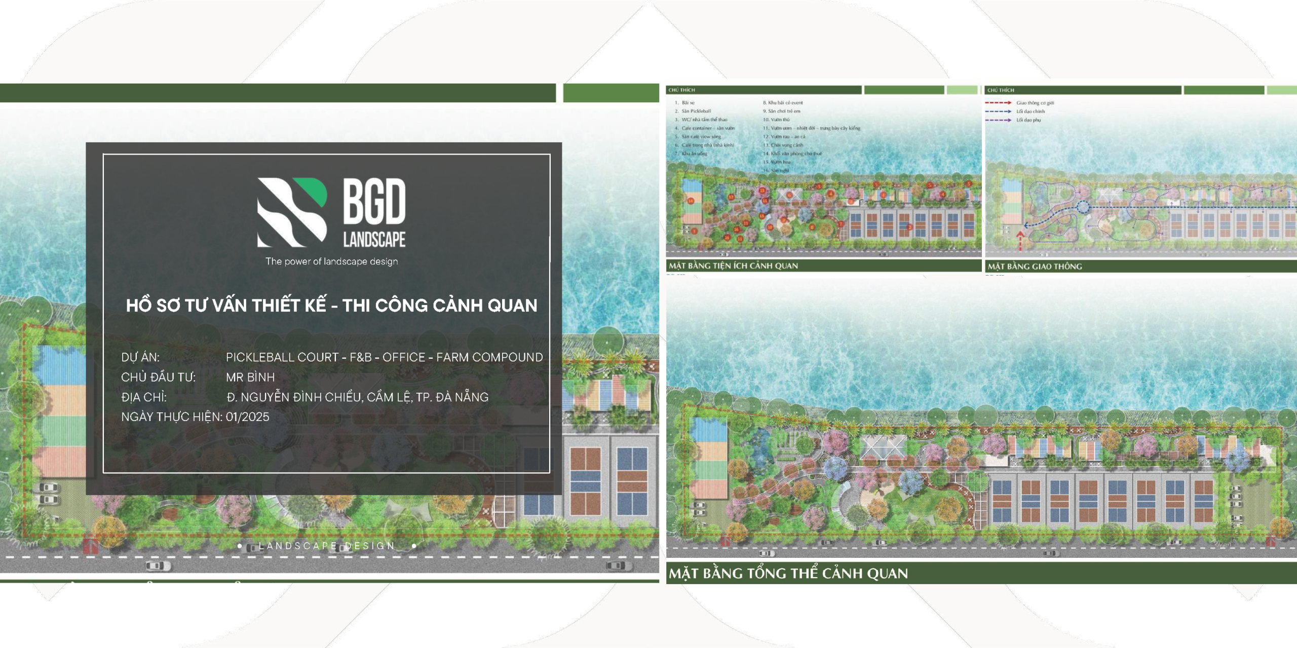 PICKLEBALL COURT – F&B – OFFICE – FARM COMPOUND – NGUYỄN ĐÌNH CHIỂU – ĐÀ NẴNG